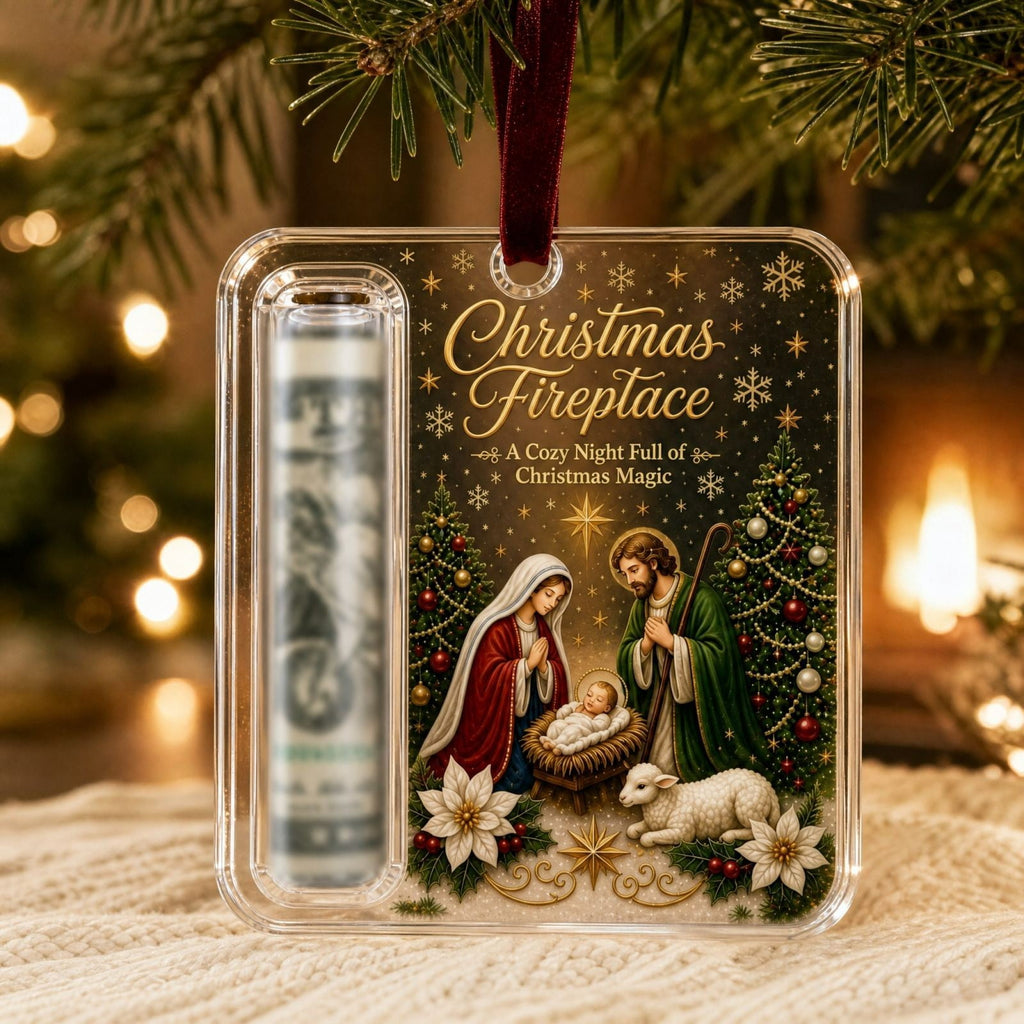 Clearance! Christmas Cash Gift Ornament, Christmas Money Holder for Cash, Christmas Decorations Gift (Merry Christmas)