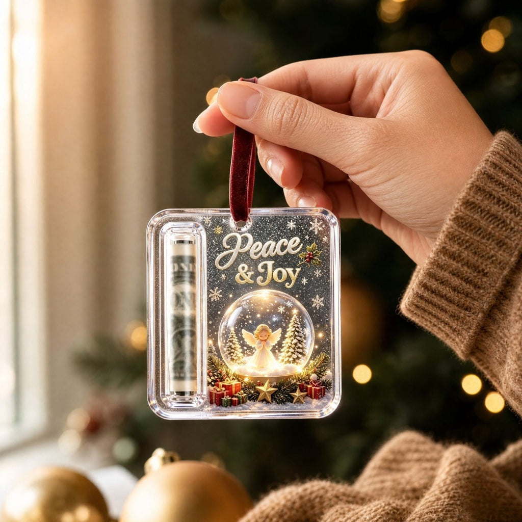 Clearance! Christmas Cash Gift Ornament, Christmas Money Holder for Cash, Christmas Decorations Gift (Merry Christmas)