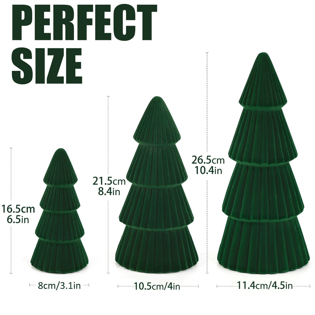 Ayieyill 3pcs Tabletop Christmas Tree Woven Resin Christmas Trees for Christmas Decor Indoor, Christmas Table Decor, Khaki