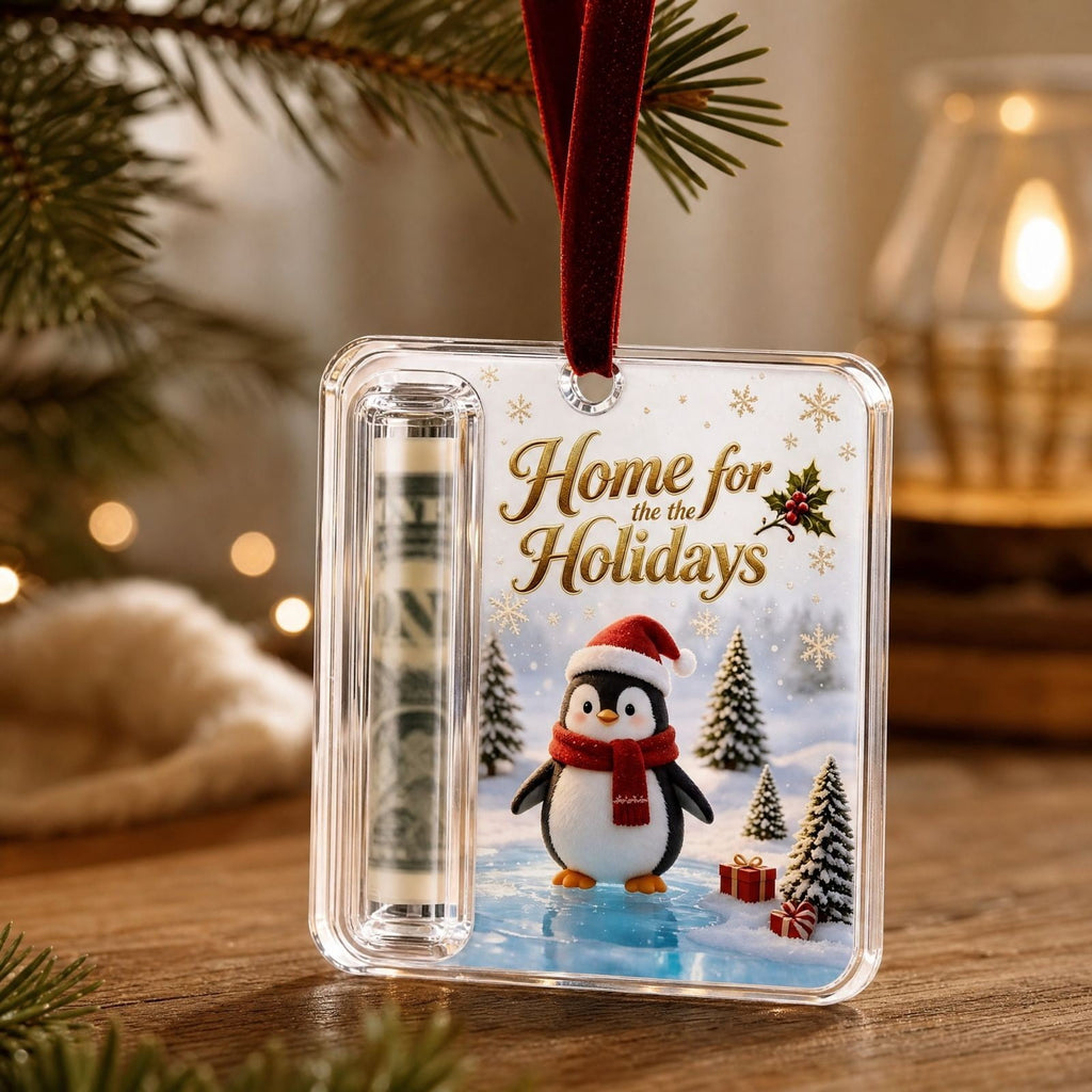 Clearance! Christmas Cash Gift Ornament, Christmas Money Holder for Cash, Christmas Decorations Gift (Merry Christmas)