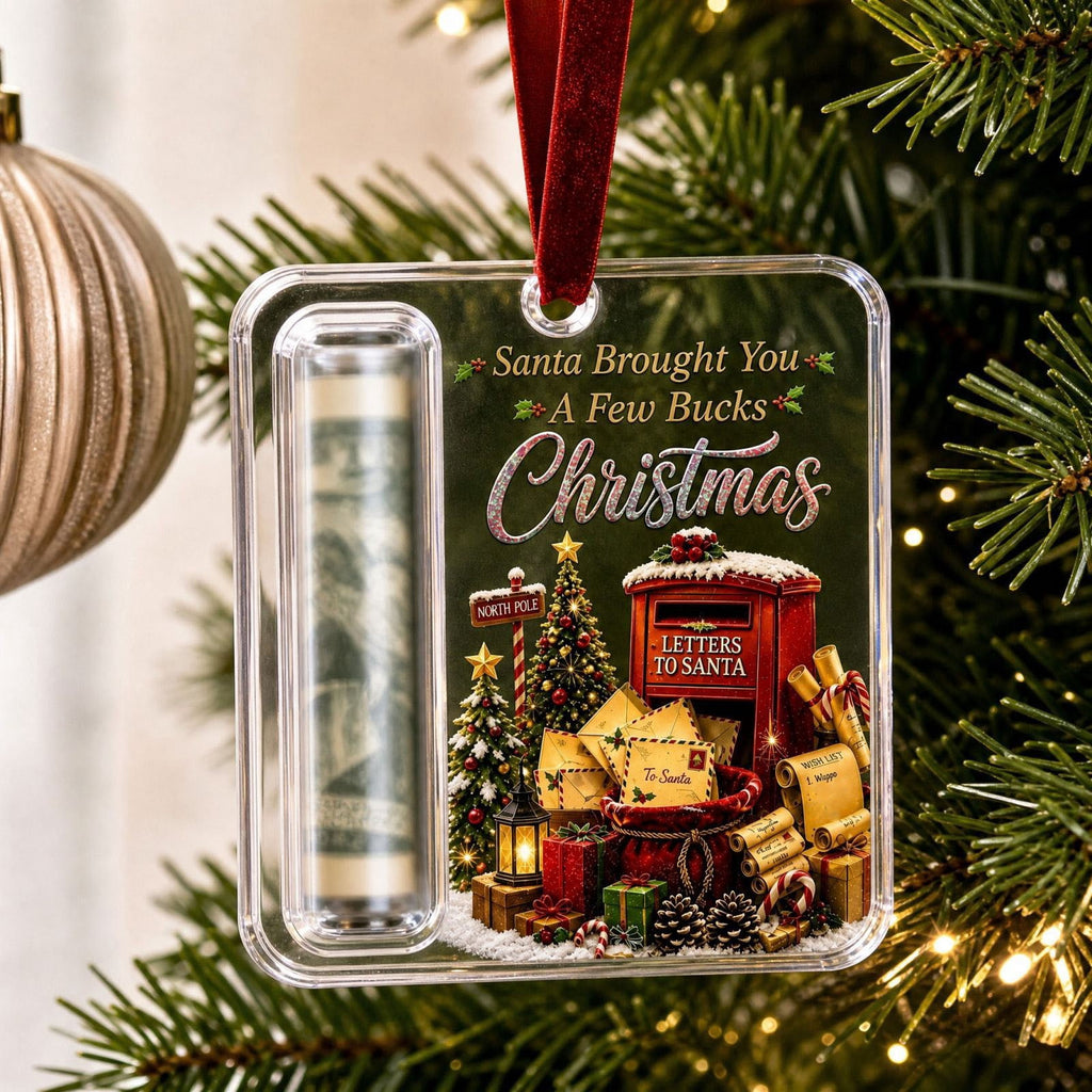 Clearance! Christmas Cash Gift Ornament, Christmas Money Holder for Cash, Christmas Decorations Gift (Merry Christmas)