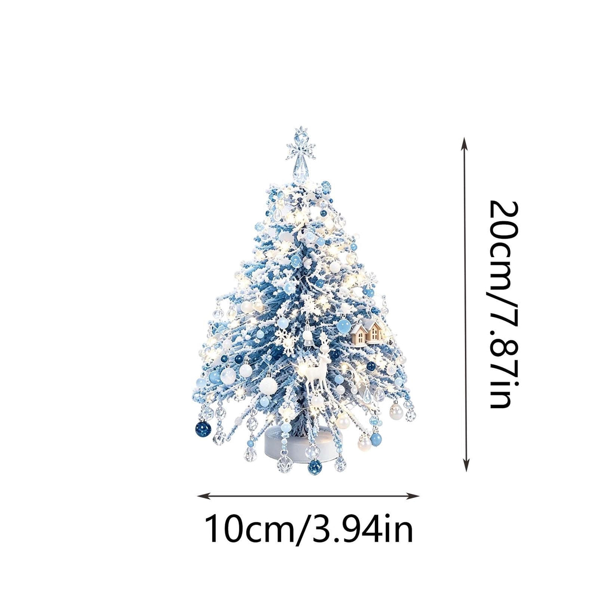 UALSRZL DIY Beaded Christmas Tree Kit, Christmas Decorations Handmade Beads Craft Set, Sparkling Crystal Xmas Ornaments for Table Decor Holiday Gifts