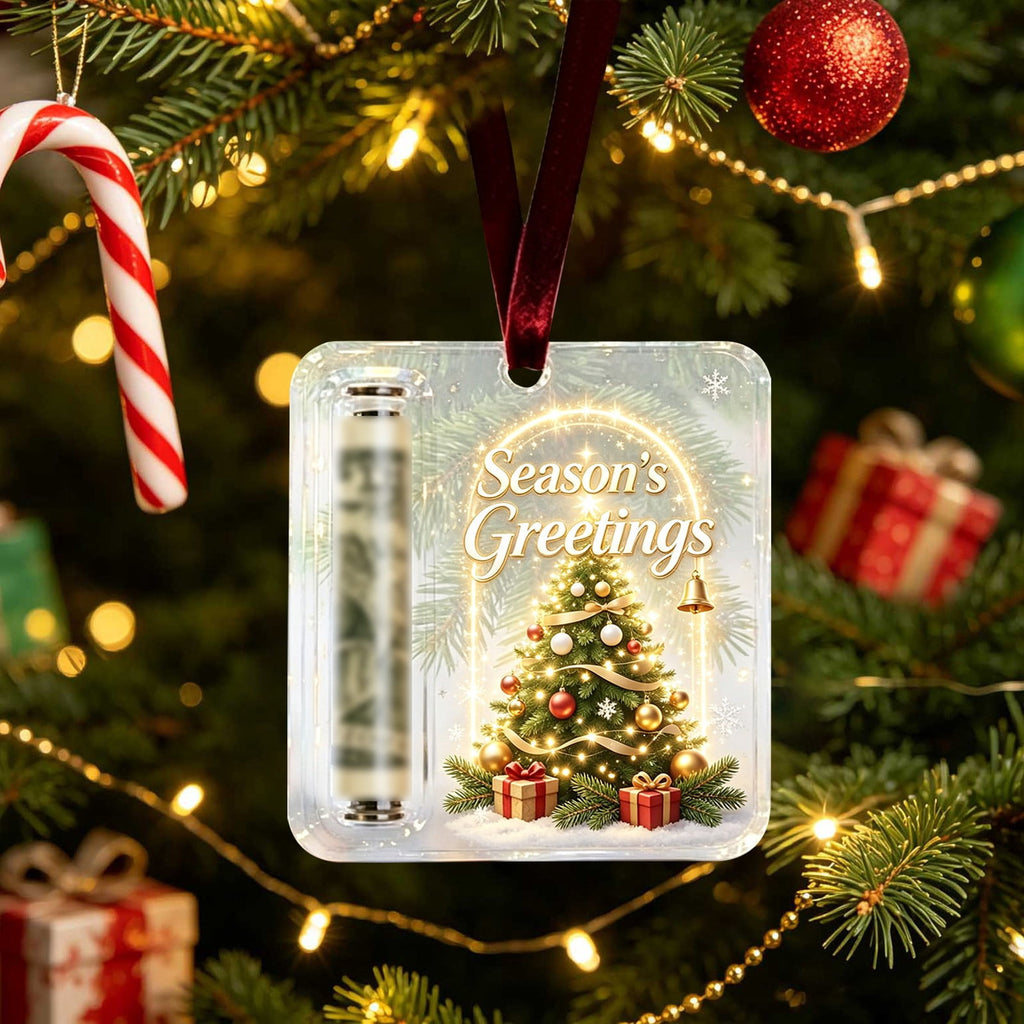 Clearance! Christmas Cash Gift Ornament, Christmas Money Holder for Cash, Christmas Decorations Gift (Merry Christmas)