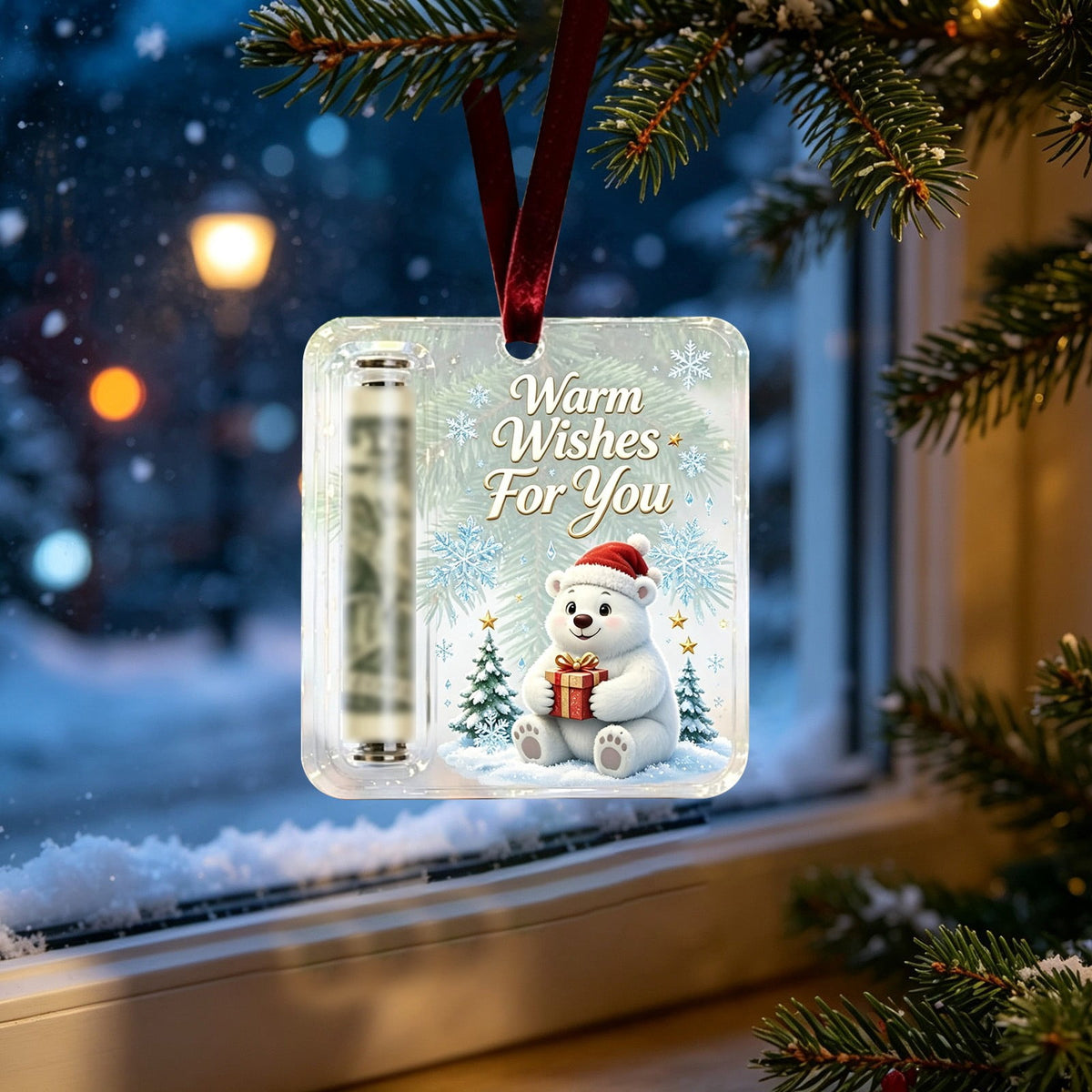 Clearance! Christmas Cash Gift Ornament, Christmas Money Holder for Cash, Christmas Decorations Gift (Merry Christmas)