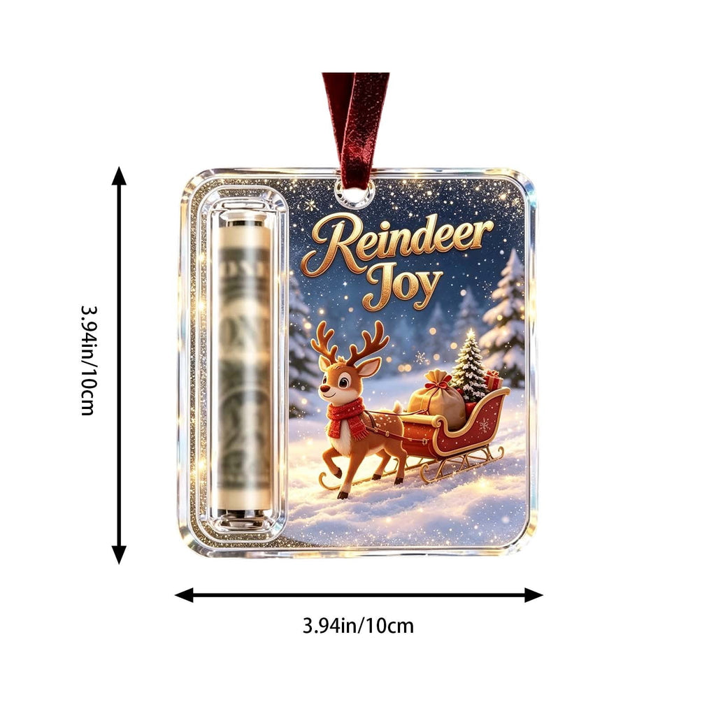 Clearance! Christmas Cash Gift Ornament, Christmas Money Holder for Cash, Christmas Decorations Gift (Merry Christmas)