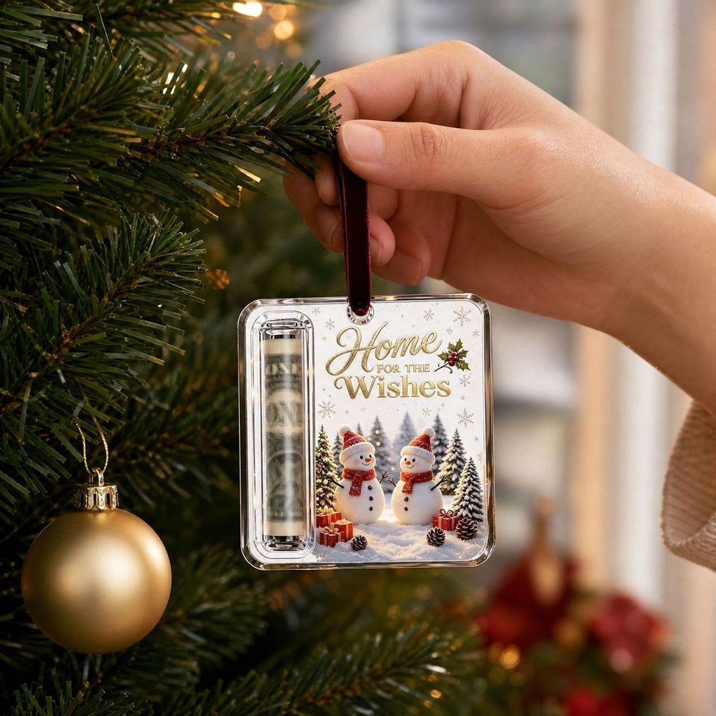 Clearance! Christmas Cash Gift Ornament, Christmas Money Holder for Cash, Christmas Decorations Gift (Merry Christmas)