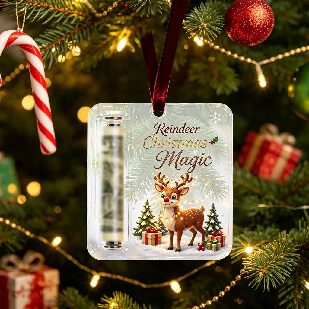 Clearance! Christmas Cash Gift Ornament, Christmas Money Holder for Cash, Christmas Decorations Gift (Merry Christmas)
