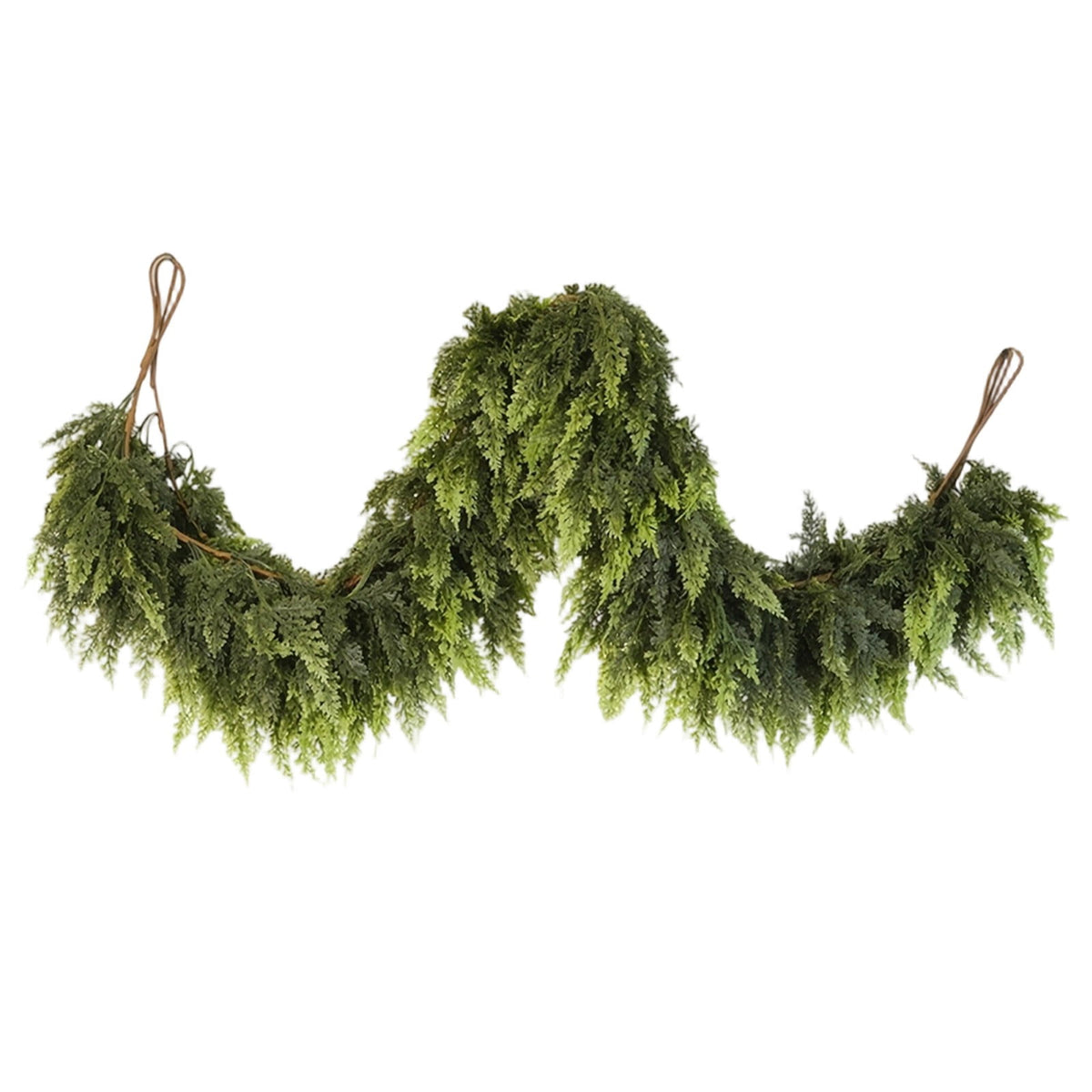 CREATITOY Soft Touch Rubber Pine Twigs Flexible Realistic-Looking Christmas Decorations for Christmas Tree Home Holiday Party Supplies Xmas Decor