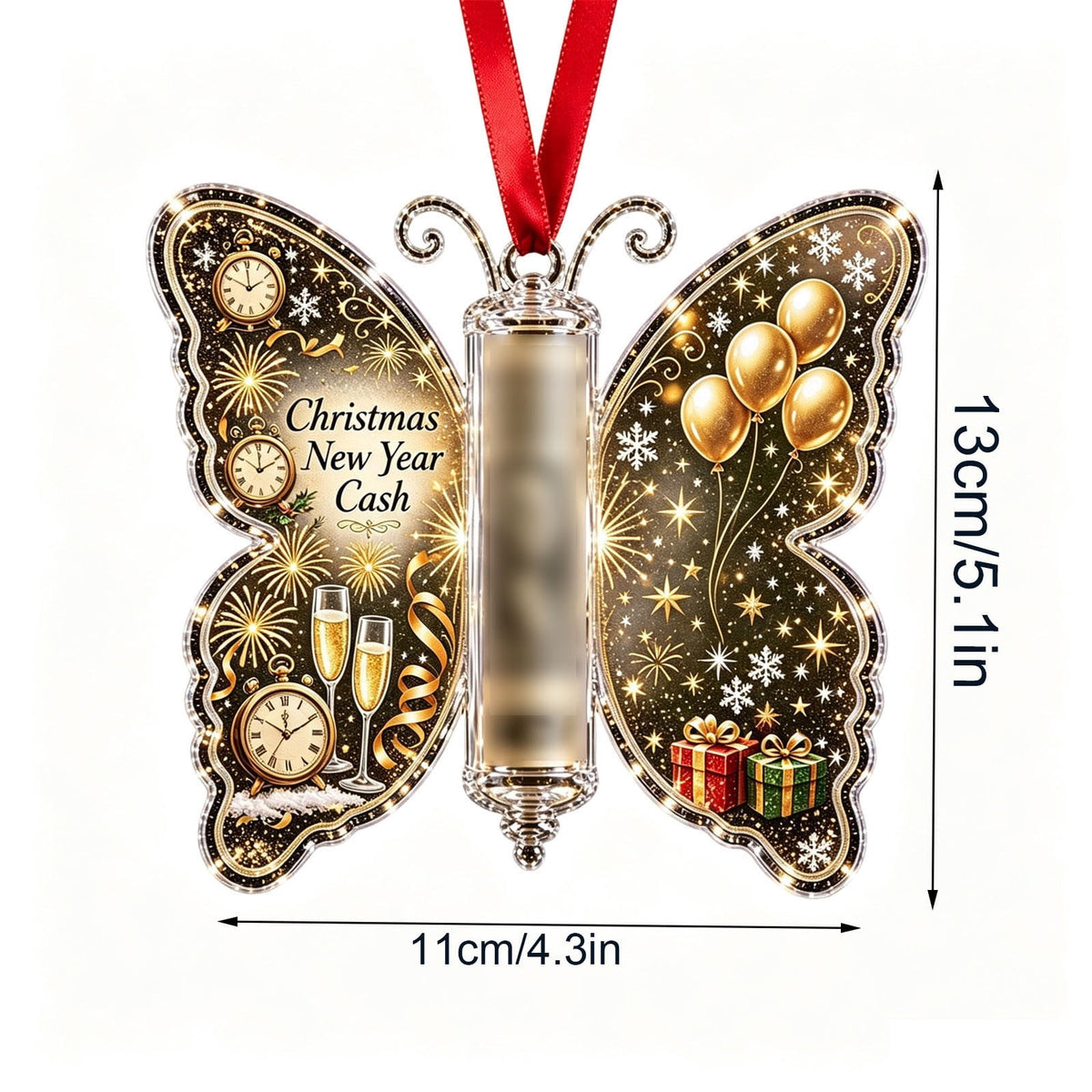 Clearance! Christmas Cash Gift Ornament, Christmas Money Holder for Cash, Christmas Decorations Gift (Merry Christmas)