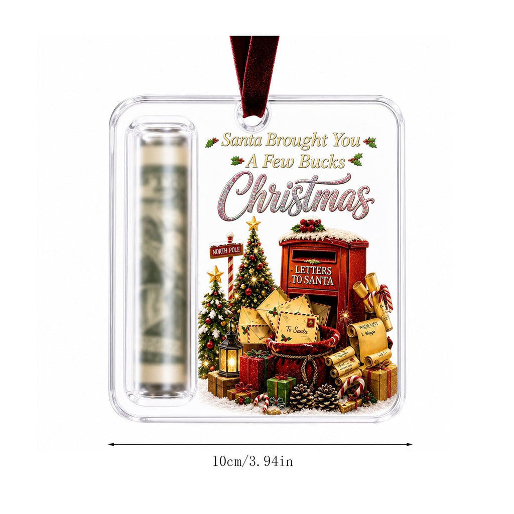 Clearance! Christmas Cash Gift Ornament, Christmas Money Holder for Cash, Christmas Decorations Gift (Merry Christmas)
