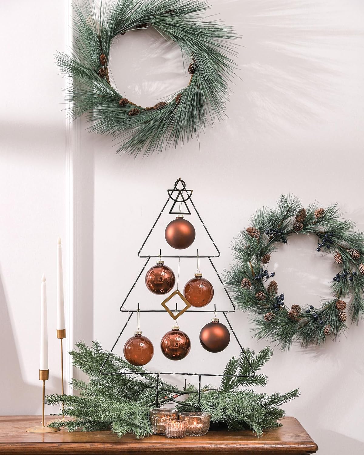 Glass Christmas Ornaments, Hanging Christmas Baubles for Xmas Tree Decoration, Wedding Party Gift