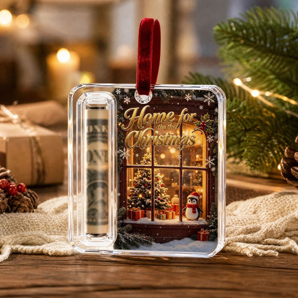 Clearance! Christmas Cash Gift Ornament, Christmas Money Holder for Cash, Christmas Decorations Gift (Merry Christmas)