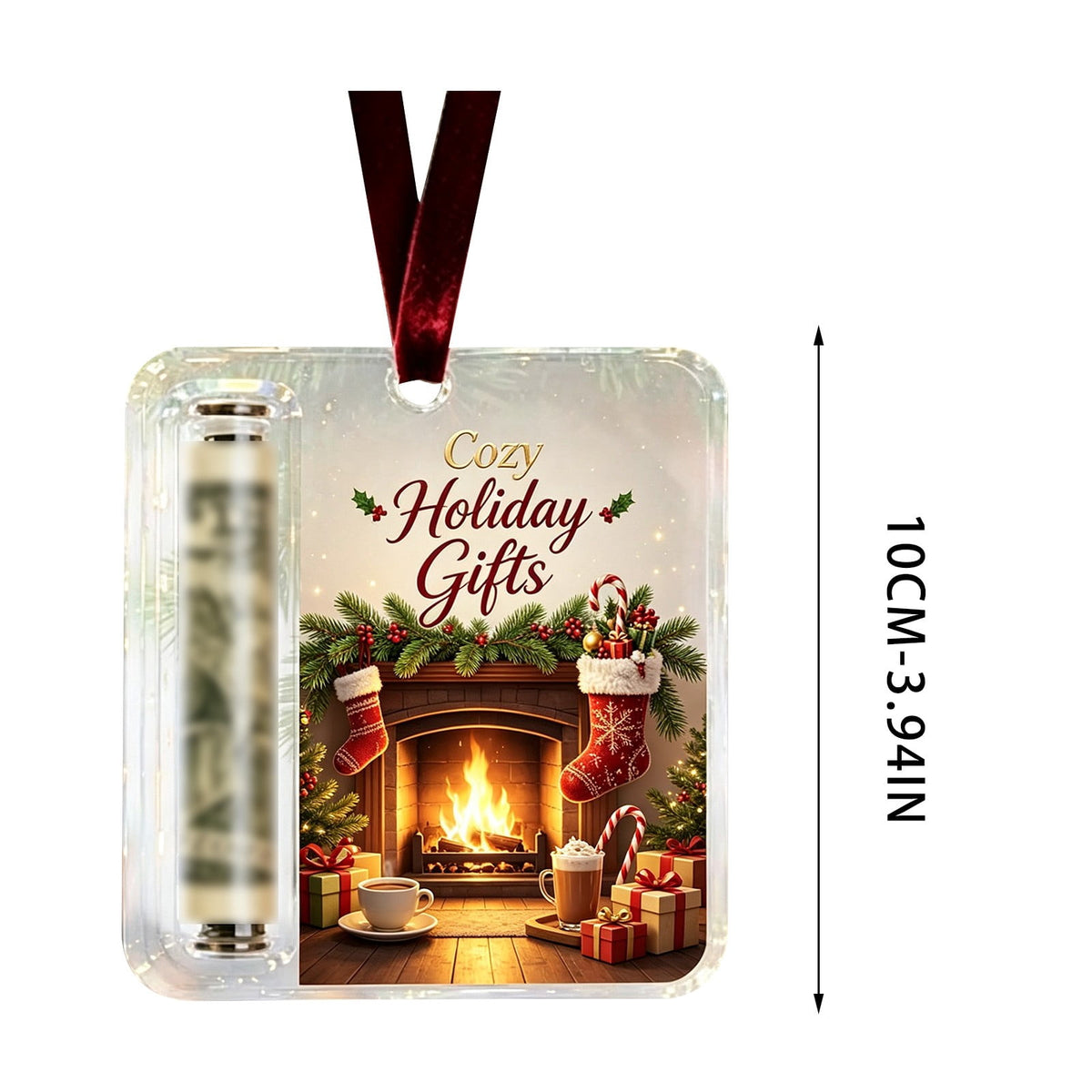 Clearance! Christmas Cash Gift Ornament, Christmas Money Holder for Cash, Christmas Decorations Gift (Merry Christmas)