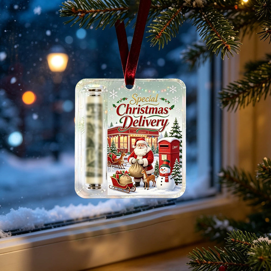Clearance! Christmas Cash Gift Ornament, Christmas Money Holder for Cash, Christmas Decorations Gift (Merry Christmas)