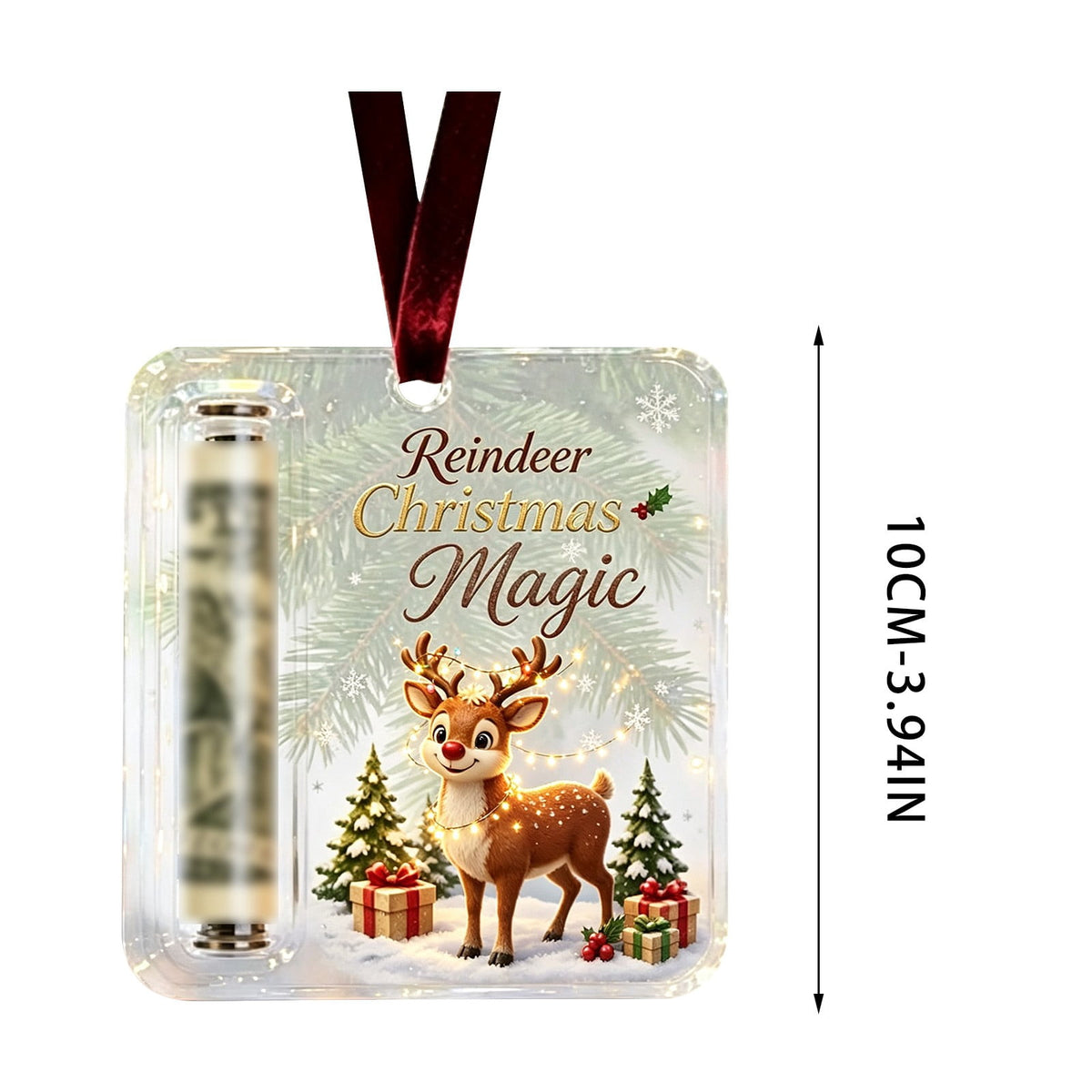 Clearance! Christmas Cash Gift Ornament, Christmas Money Holder for Cash, Christmas Decorations Gift (Merry Christmas)
