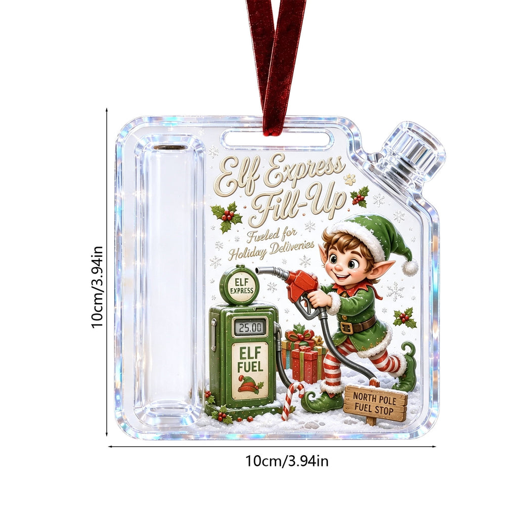 Christmas Cash Gift Stocking Shaped Ornament, Crystal-Clear Cash Holder Ornament with Xmas Stocking Design, Hanging Money Keepsake for Christmas Tree Wreath Garland, Surprise for Family Friends (F)
