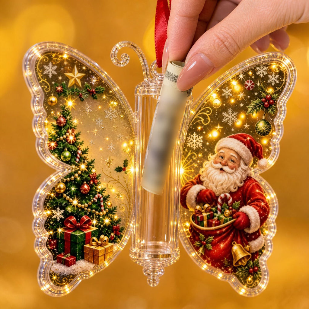 Clearance! Christmas Cash Gift Ornament, Christmas Money Holder for Cash, Christmas Decorations Gift (Merry Christmas)