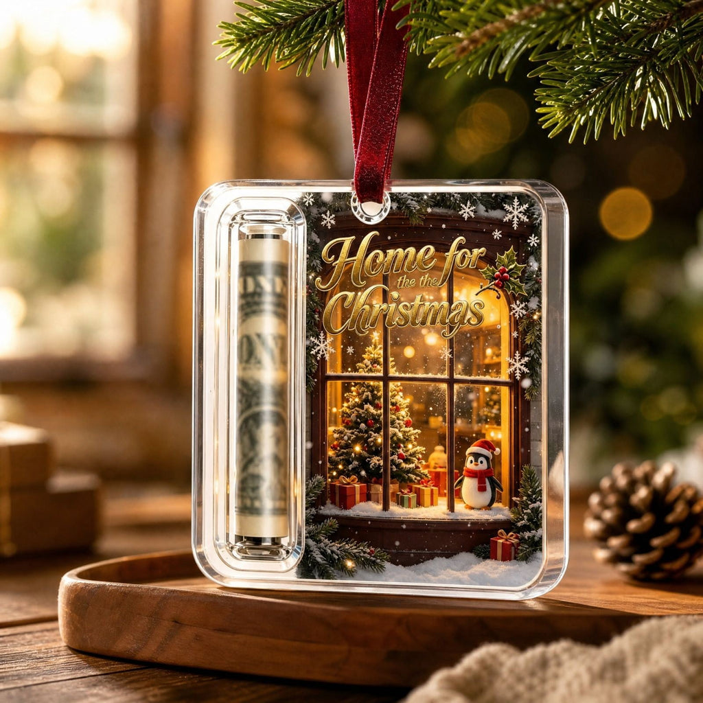 Clearance! Christmas Cash Gift Ornament, Christmas Money Holder for Cash, Christmas Decorations Gift (Merry Christmas)
