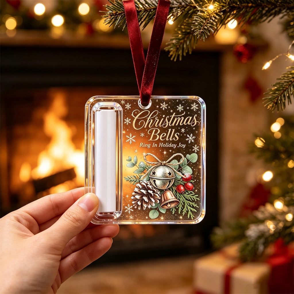 Christmas Cash Gift Stocking Shaped Ornament, Crystal-Clear Cash Holder Ornament with Xmas Stocking Design, Hanging Money Keepsake for Christmas Tree Wreath Garland, Surprise for Family Friends (F)