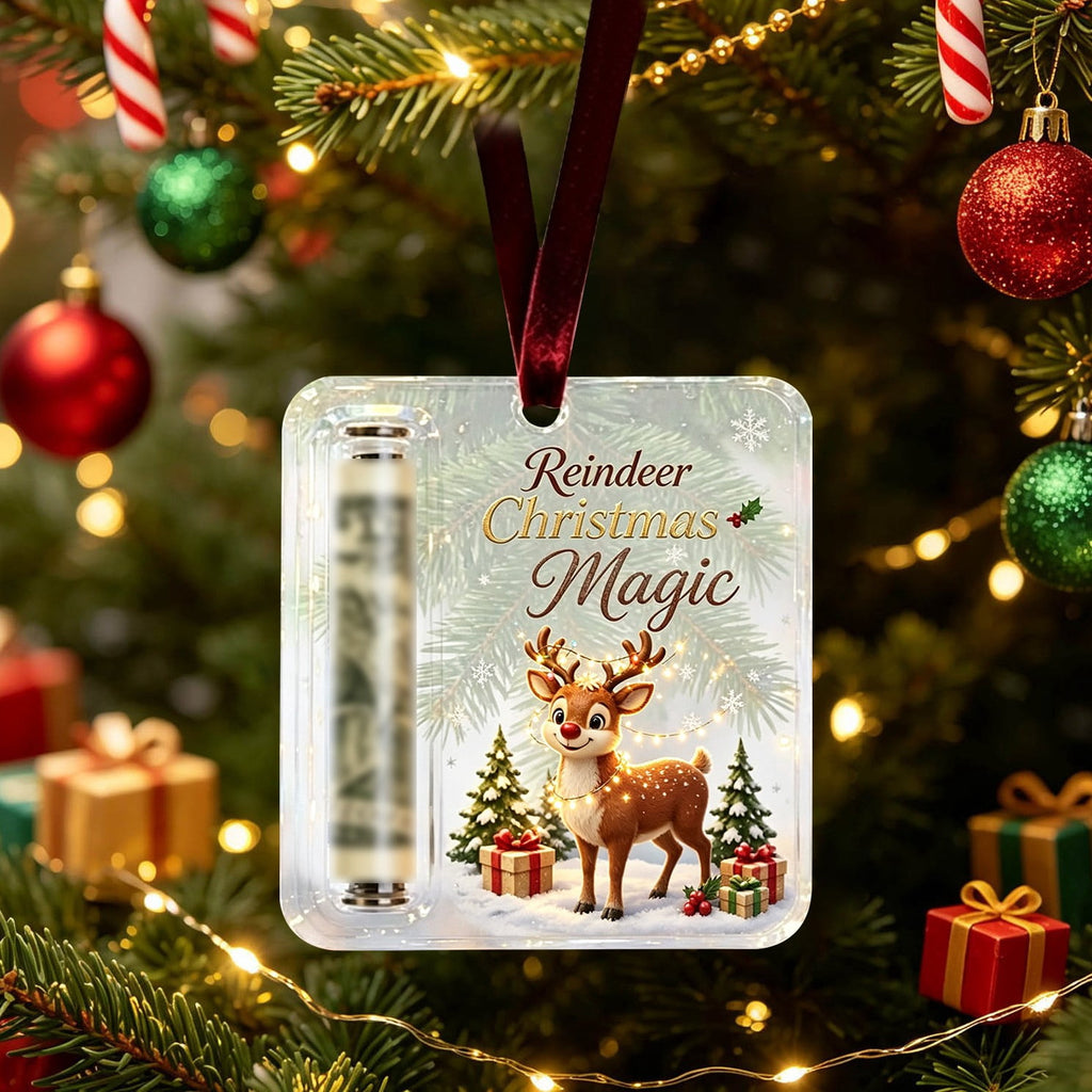 Clearance! Christmas Cash Gift Ornament, Christmas Money Holder for Cash, Christmas Decorations Gift (Merry Christmas)