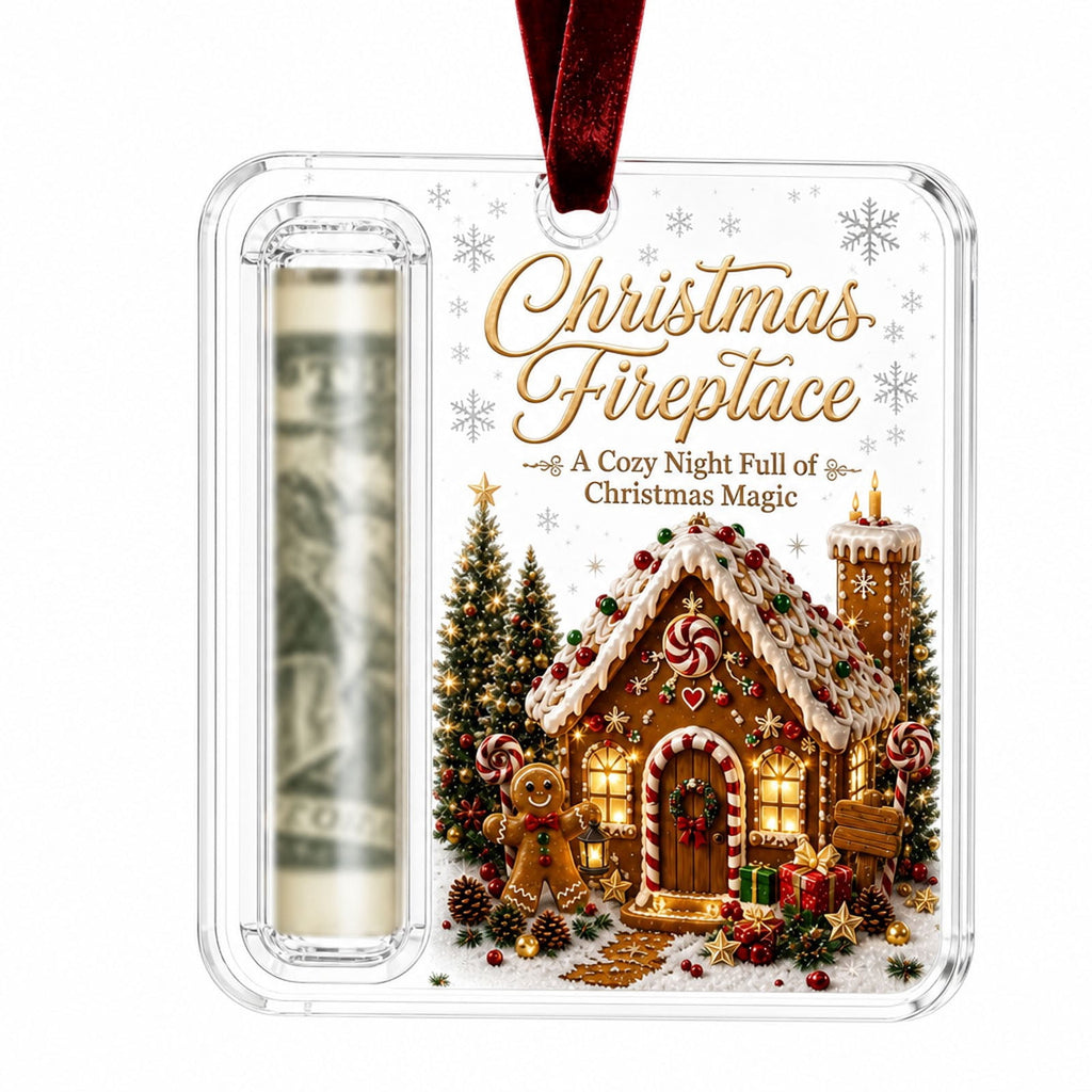 Clearance! Christmas Cash Gift Ornament, Christmas Money Holder for Cash, Christmas Decorations Gift (Merry Christmas)
