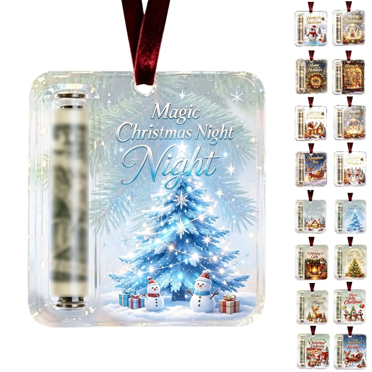 Clearance! Christmas Cash Gift Ornament, Christmas Money Holder for Cash, Christmas Decorations Gift (Merry Christmas)