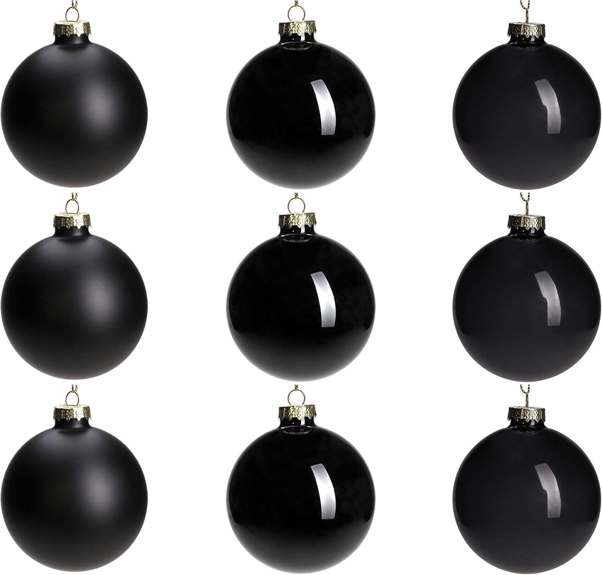 Glass Christmas Ornaments, Hanging Christmas Baubles for Xmas Tree Decoration, Wedding Party Gift