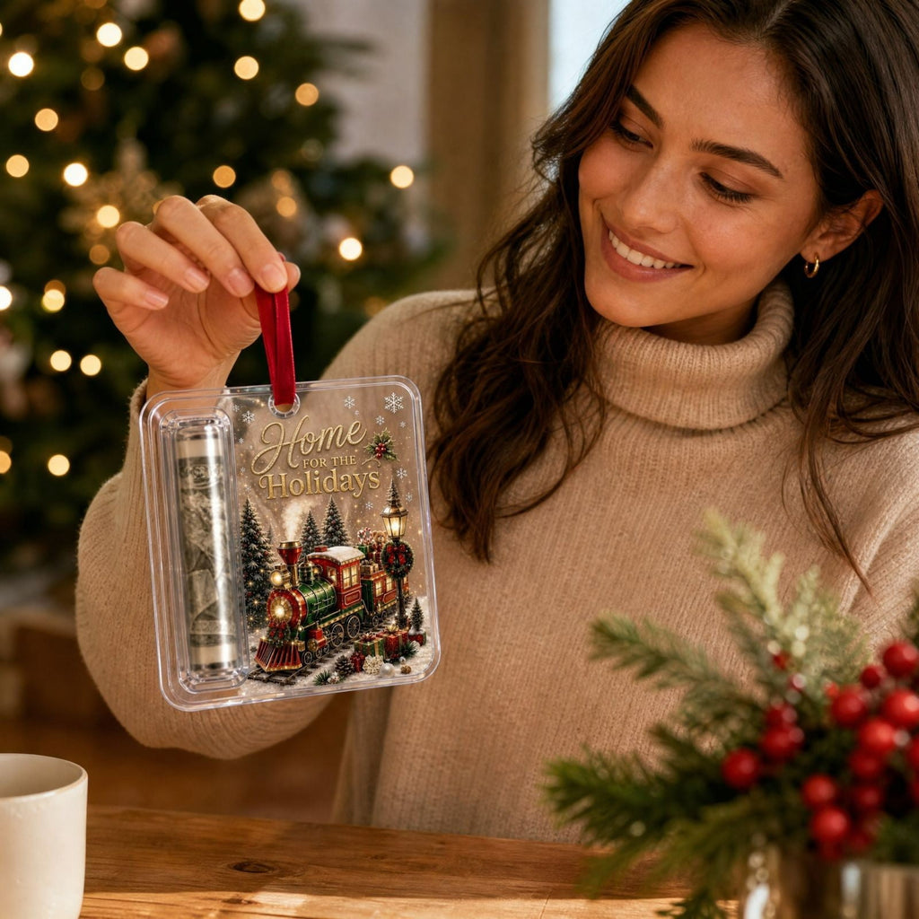 Clearance! Christmas Cash Gift Ornament, Christmas Money Holder for Cash, Christmas Decorations Gift (Merry Christmas)