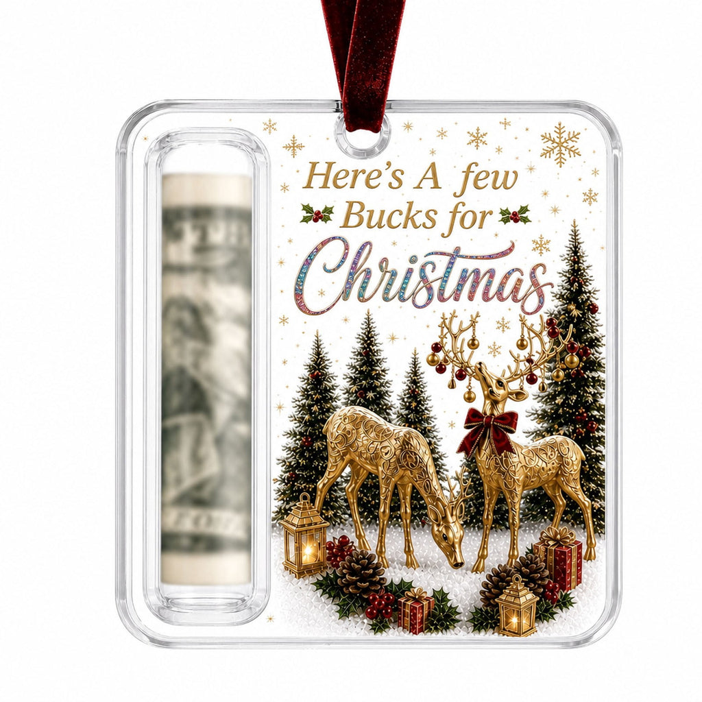 Clearance! Christmas Cash Gift Ornament, Christmas Money Holder for Cash, Christmas Decorations Gift (Merry Christmas)