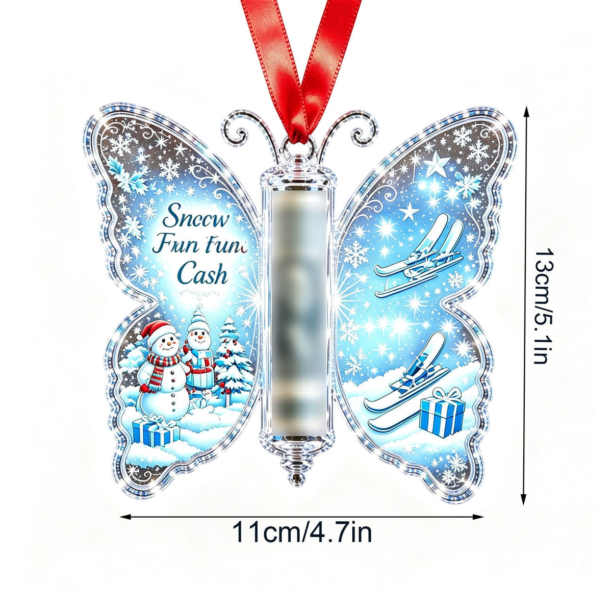 Clearance! Christmas Cash Gift Ornament, Christmas Money Holder for Cash, Christmas Decorations Gift (Merry Christmas)