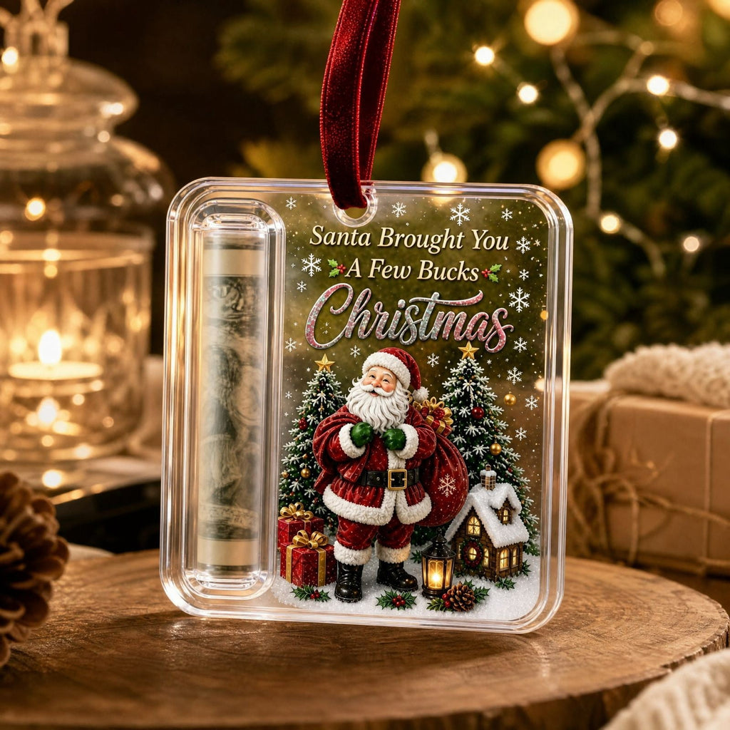 Clearance! Christmas Cash Gift Ornament, Christmas Money Holder for Cash, Christmas Decorations Gift (Merry Christmas)