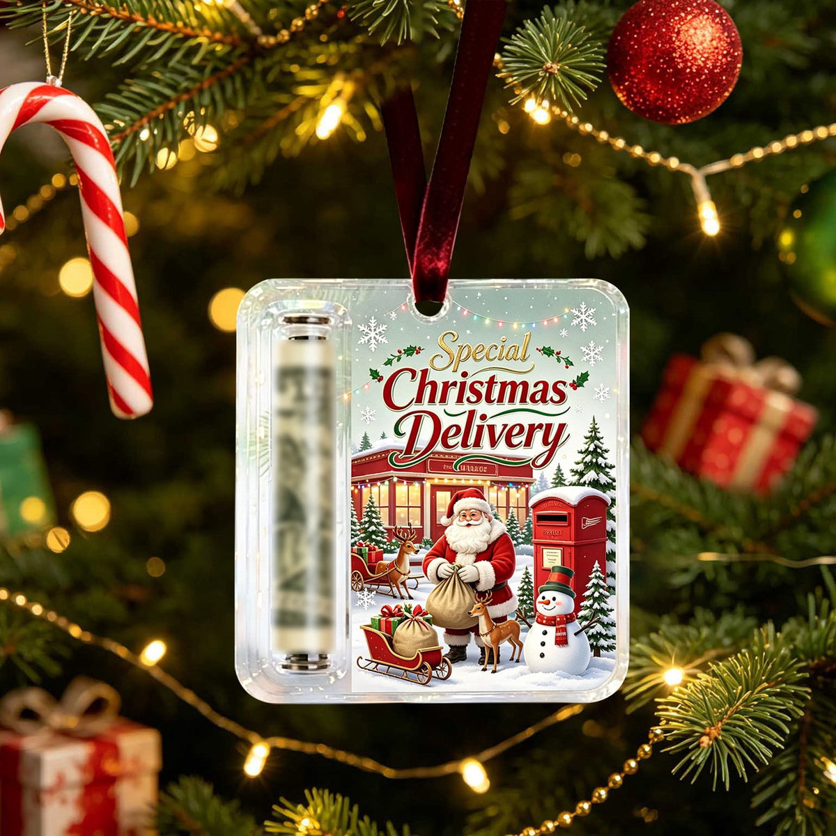 Clearance! Christmas Cash Gift Ornament, Christmas Money Holder for Cash, Christmas Decorations Gift (Merry Christmas)