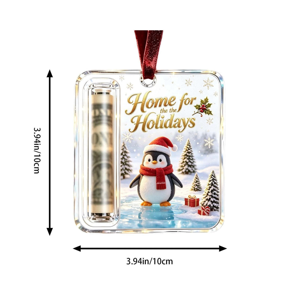 Clearance! Christmas Cash Gift Ornament, Christmas Money Holder for Cash, Christmas Decorations Gift (Merry Christmas)