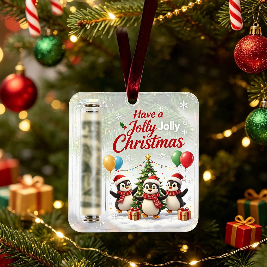 Clearance! Christmas Cash Gift Ornament, Christmas Money Holder for Cash, Christmas Decorations Gift (Merry Christmas)