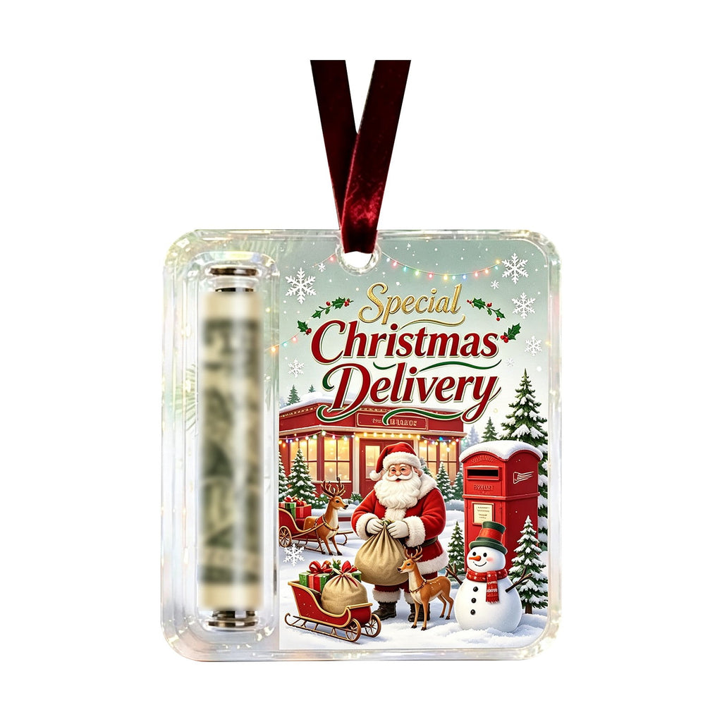 Clearance! Christmas Cash Gift Ornament, Christmas Money Holder for Cash, Christmas Decorations Gift (Merry Christmas)