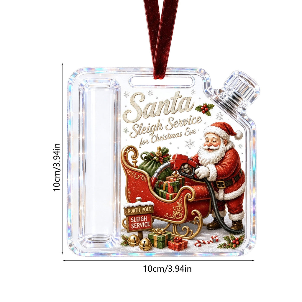 Christmas Cash Gift Stocking Shaped Ornament, Crystal-Clear Cash Holder Ornament with Xmas Stocking Design, Hanging Money Keepsake for Christmas Tree Wreath Garland, Surprise for Family Friends (F)