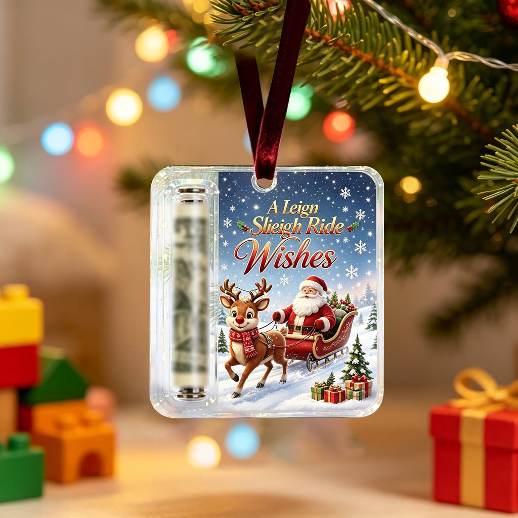 Clearance! Christmas Cash Gift Ornament, Christmas Money Holder for Cash, Christmas Decorations Gift (Merry Christmas)