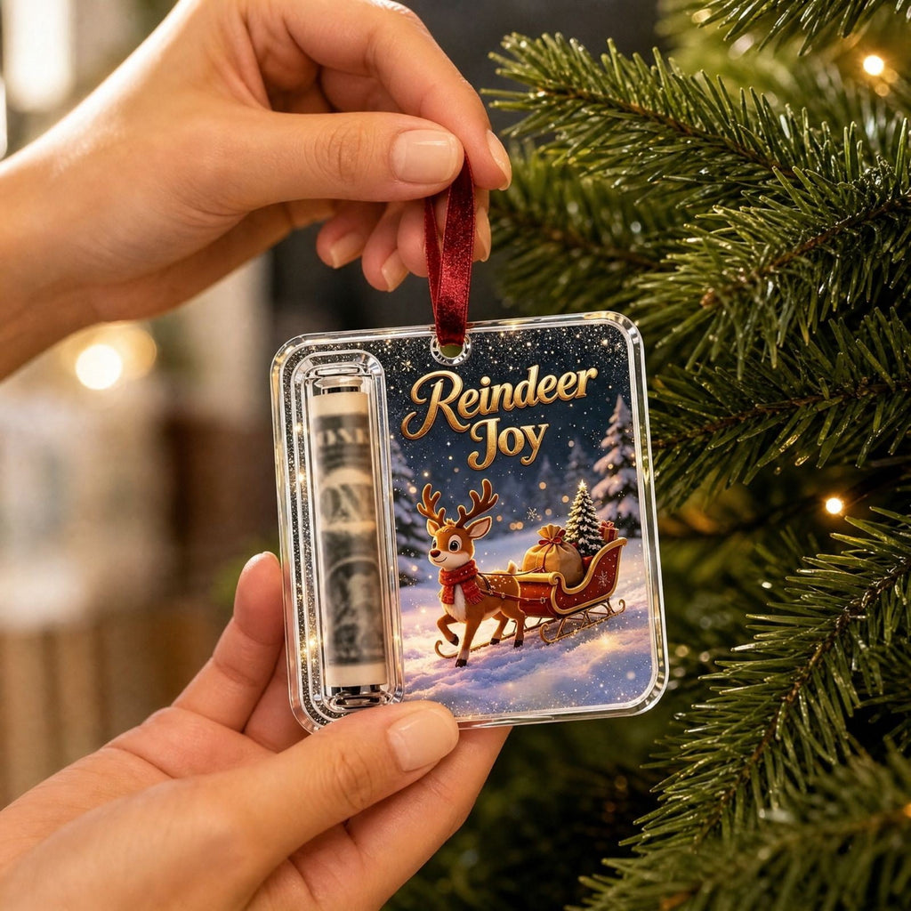 Clearance! Christmas Cash Gift Ornament, Christmas Money Holder for Cash, Christmas Decorations Gift (Merry Christmas)