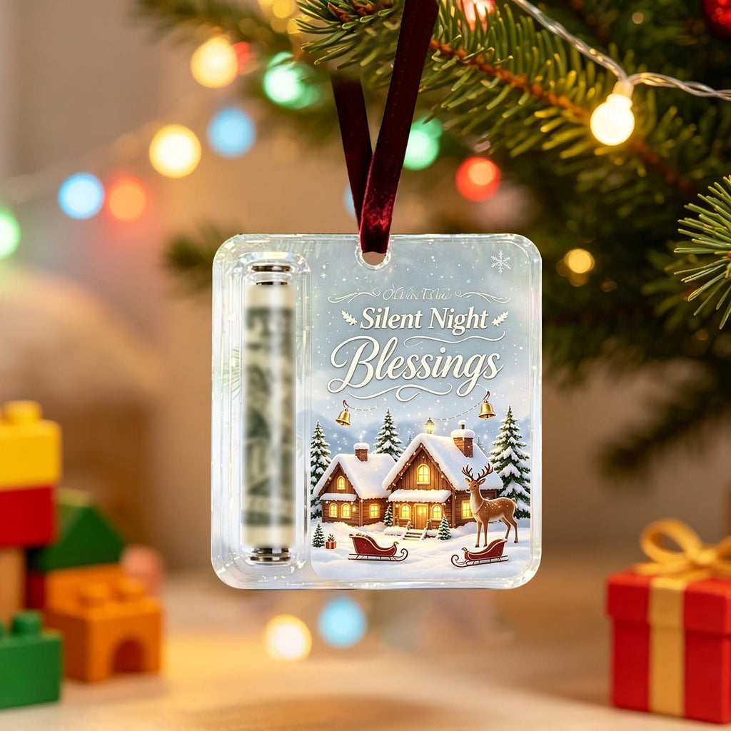 Clearance! Christmas Cash Gift Ornament, Christmas Money Holder for Cash, Christmas Decorations Gift (Merry Christmas)