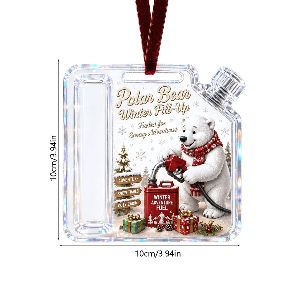 Christmas Cash Gift Stocking Shaped Ornament, Crystal-Clear Cash Holder Ornament with Xmas Stocking Design, Hanging Money Keepsake for Christmas Tree Wreath Garland, Surprise for Family Friends (F)