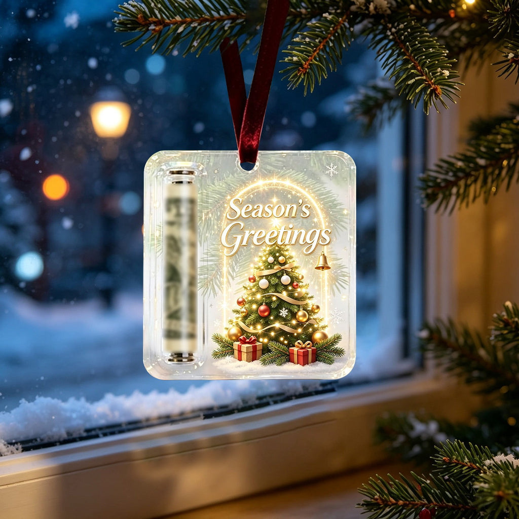 Clearance! Christmas Cash Gift Ornament, Christmas Money Holder for Cash, Christmas Decorations Gift (Merry Christmas)