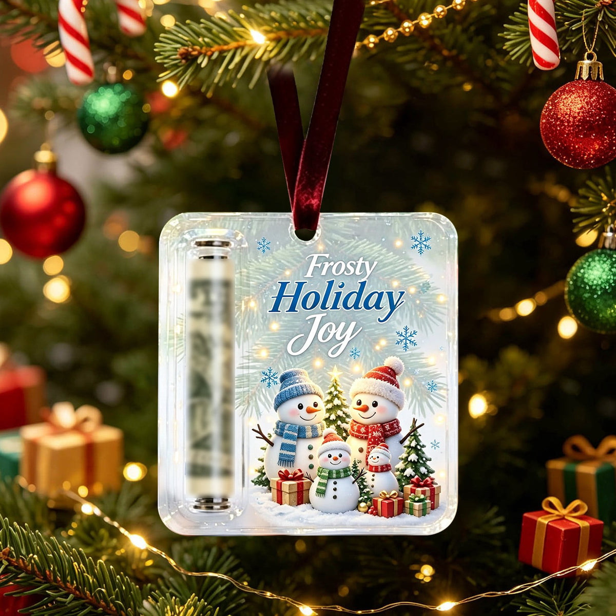 Clearance! Christmas Cash Gift Ornament, Christmas Money Holder for Cash, Christmas Decorations Gift (Merry Christmas)