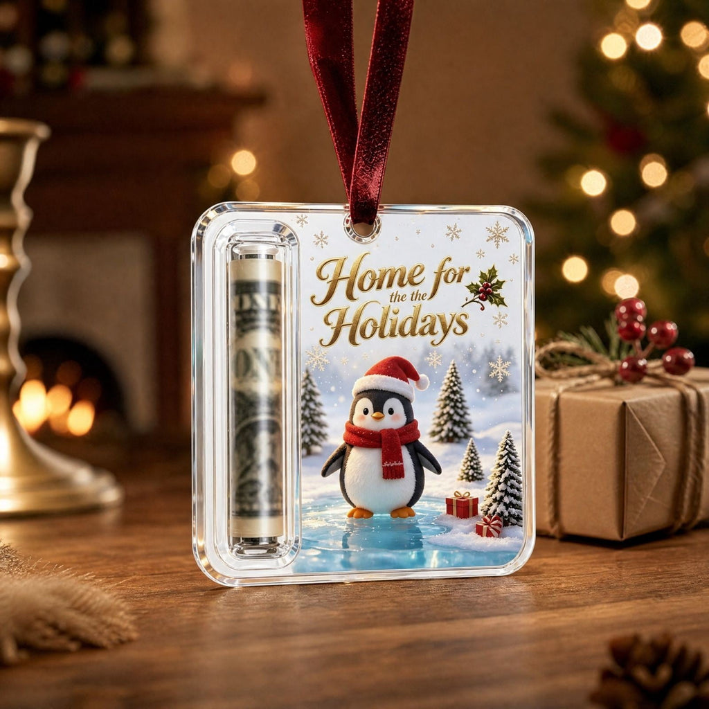 Clearance! Christmas Cash Gift Ornament, Christmas Money Holder for Cash, Christmas Decorations Gift (Merry Christmas)