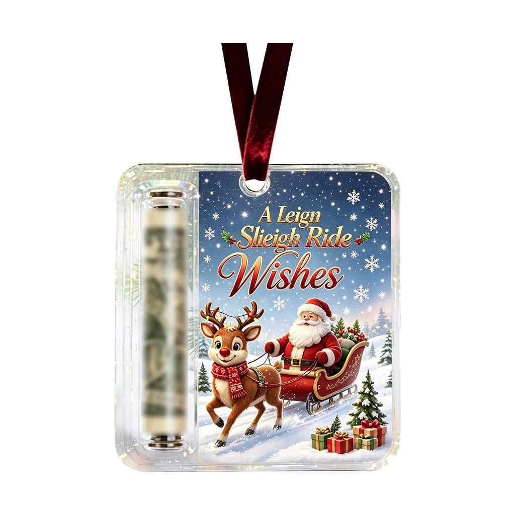 Clearance! Christmas Cash Gift Ornament, Christmas Money Holder for Cash, Christmas Decorations Gift (Merry Christmas)