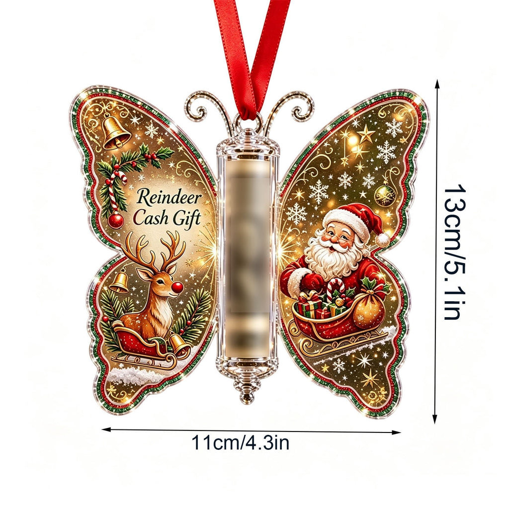 Clearance! Christmas Cash Gift Ornament, Christmas Money Holder for Cash, Christmas Decorations Gift (Merry Christmas)