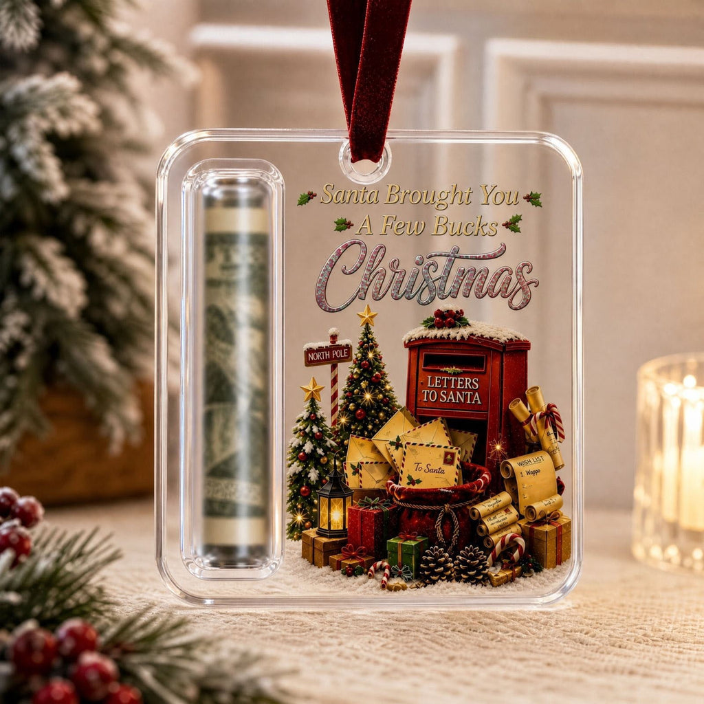 Clearance! Christmas Cash Gift Ornament, Christmas Money Holder for Cash, Christmas Decorations Gift (Merry Christmas)