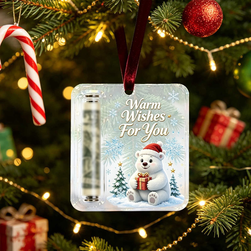 Clearance! Christmas Cash Gift Ornament, Christmas Money Holder for Cash, Christmas Decorations Gift (Merry Christmas)